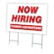 Signmission Now Hiring Fitness Instructors Yard & Stake outdoor plastic coroplast, C-2436-DS-FITNESS INSTRUCTORS C-2436-DS-FITNESS INSTRUCTORS - alternate 1